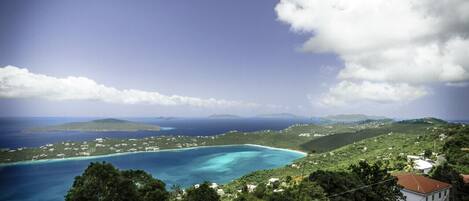 Blick von der Unterkunft