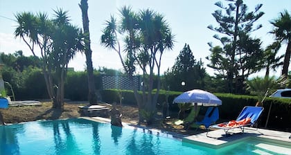 Villa 'Oasi Della Pace, Partinico' with private pool view and Wi-Fi
