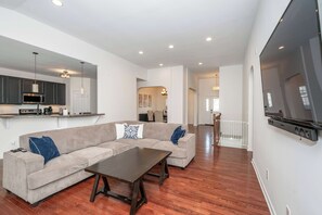 House, Multiple Beds, Kitchen | Living area | TV
