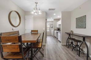 Condo, Multiple Beds, Patio, Garden View (The Spoke and Urban Farmhouse Duo) | Dining - The Spoke and Urban Farmhouse Duo - DT Awaits! (Branson)