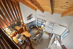 Condo, Multiple Beds, Fireplace, Mountain View (Valley View) | Living area | 42-inch flat-screen TV with digital channels, fireplace - Valley View Carson Valley Views! (Stateline)
