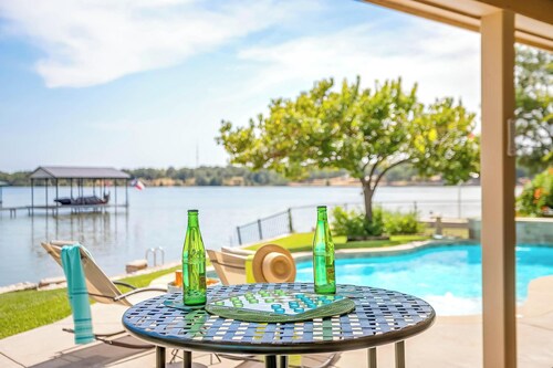 Granbury Lakeside Home with Pool, Game Room, Fire Table