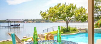 Granbury Lakeside Home with Pool, Game Room, Fire Table
