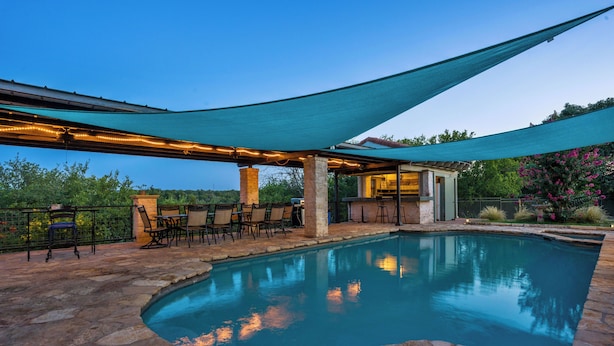Outdoor pool - 7br Home w/ Pool - Perfect for Family Reunions (Spicewood)