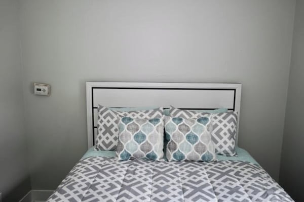 The ultimate retreat: Our master bedroom oasis.