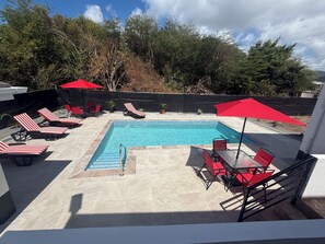 Pool - Norahs Egmont, Spacious Modern Home, with Ocean and Mountain View  (Saint George's)