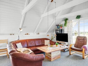 Télévision, cheminée, lecteur de DVD