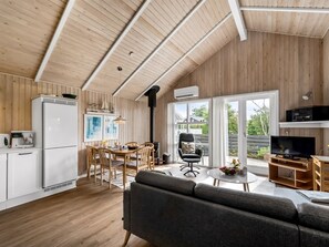Fernseher, Kamin