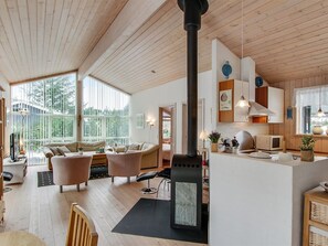 TV, fireplace, DVD player