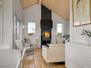 TV, fireplace, DVD player
