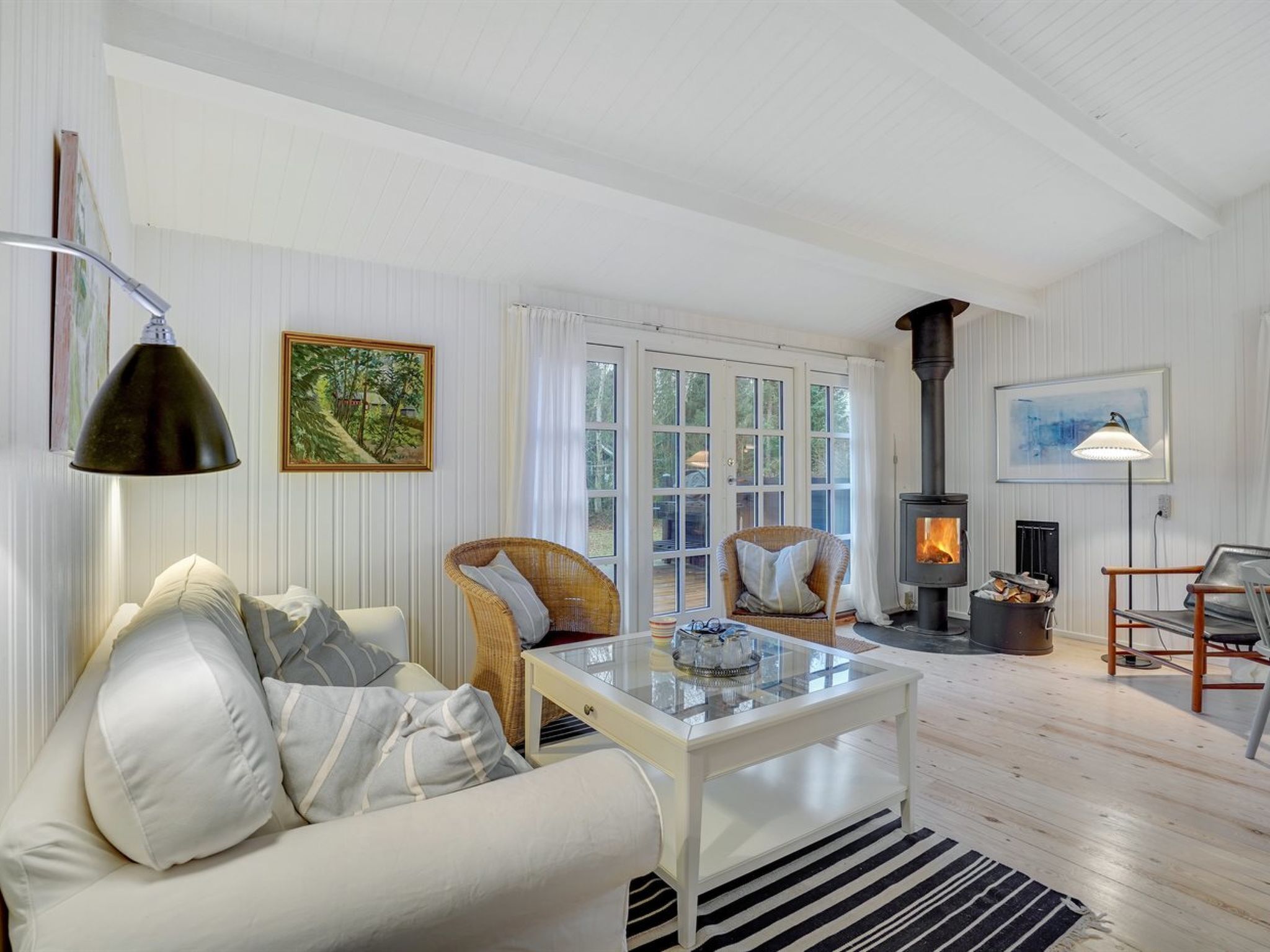 TV, fireplace, DVD player