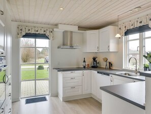 Fridge, microwave, dishwasher, highchair