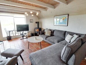 Fernseher, Kamin