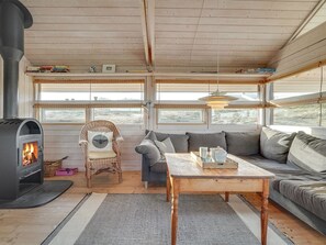 TV, fireplace, DVD player