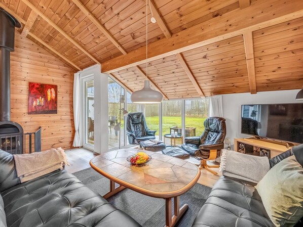 TV, fireplace, DVD player