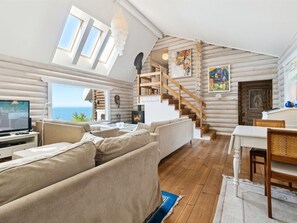 Fernseher, Kamin, DVD-Player