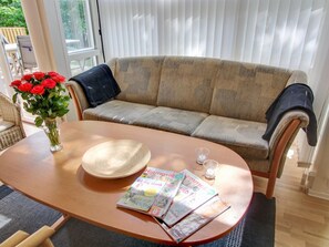 Télévision, cheminée, lecteur de DVD