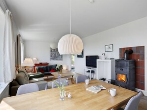 Fernseher, Kamin