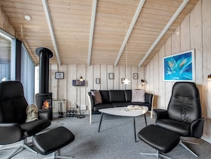Fernseher, Kamin