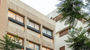 Overnatningsstedets facade