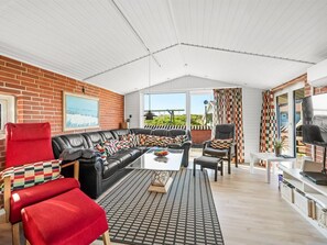 TV, fireplace, table football