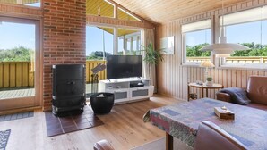 Fernseher, Kamin