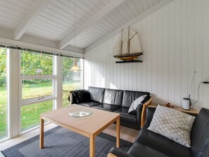 Televisie en een open haard