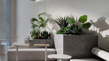 Sitteområde i lobbyen