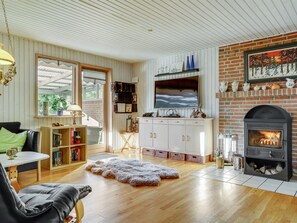TV, fireplace, DVD player