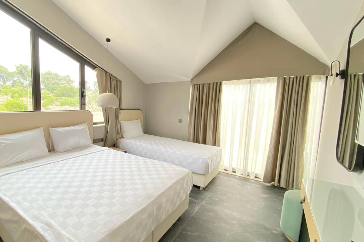 Chambre Deluxe | Accès au Wi-Fi (inclus), literie fournie