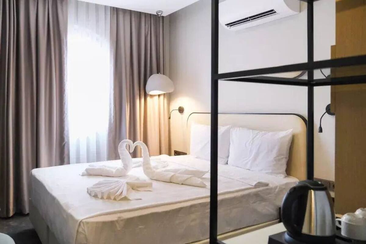 Chambre économique double, 1 chambre | Accès au Wi-Fi (inclus), literie fournie