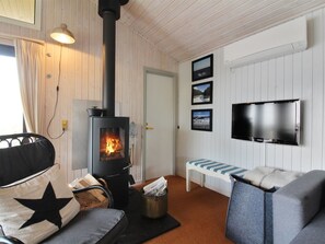 Fernseher, Kamin