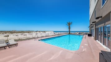 Indoor pool, outdoor pool