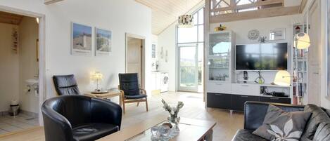 Fernseher, Kamin, DVD-Player