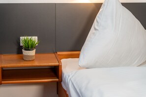 Hypoallergeen beddengoed, een bureau, gratis wifi, beddengoed