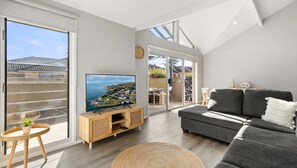 Televisión y reproductor de DVD 