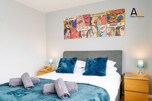 2 Schlafzimmer, Bügeleisen/Bügelbrett, kostenloses WLAN, Bettwäsche