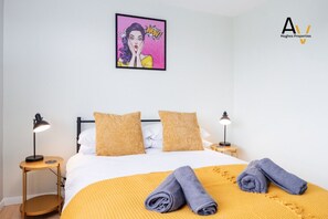 2 habitaciones, tabla de planchar con plancha y wifi gratis 