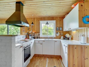 Fridge, microwave, cookware/dishes/utensils - "Melissa" - 300m to the fjord by Interhome (Spøttrup)