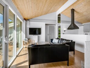 تلفزيون، مدفأة، مشغل دي في دي