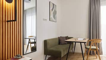 Single Room, Balcony | Premium bedding, laptop workspace, blackout curtains, soundproofing