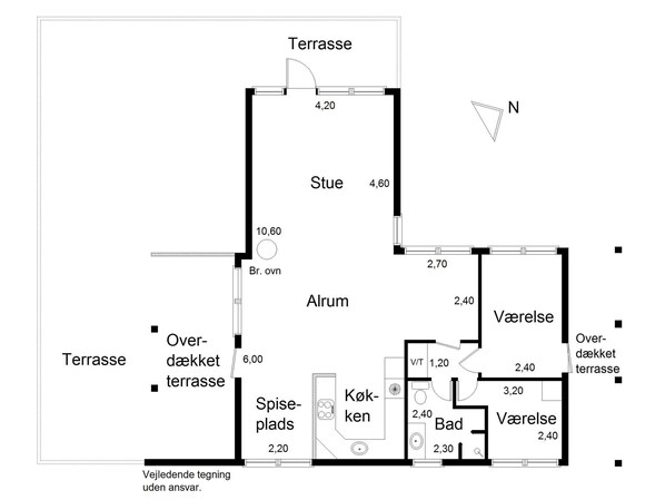 Floor plan - "Emmanuela" - 700m to the fjord by Interhome (Hemmet)