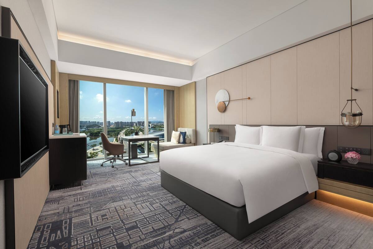 Literie de qualité supérieure, couette en duvet d'oie, minibar