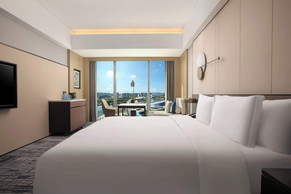 1 chambre, literie de qualité supérieure, couette en duvet d'oie