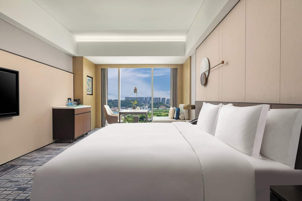 Ropa de cama de alta calidad, edredón y minibar