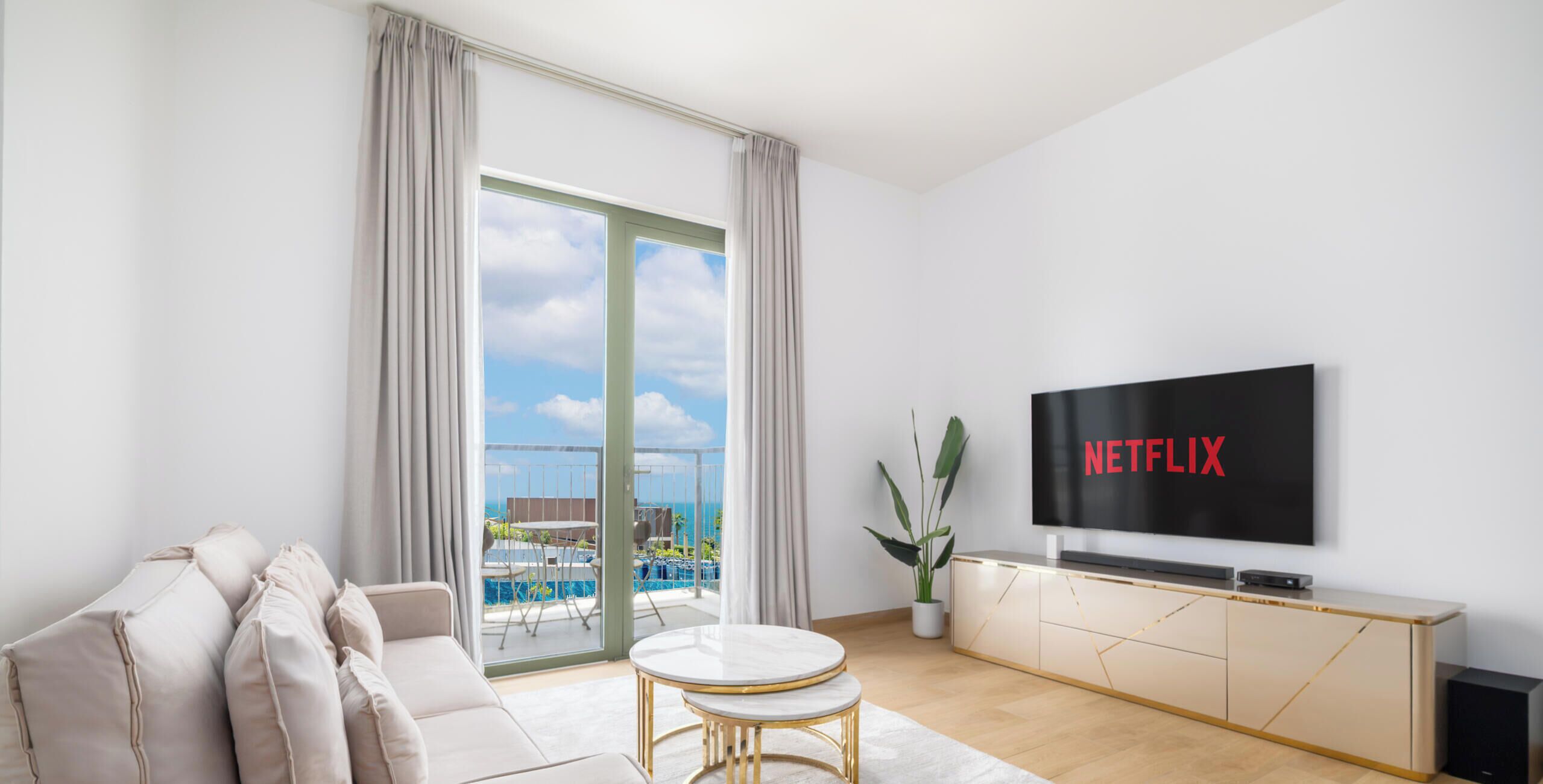 公寓 | 起居区 | 平板电视