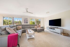 TV connectée, vidéothèque, chaîne hi-fi