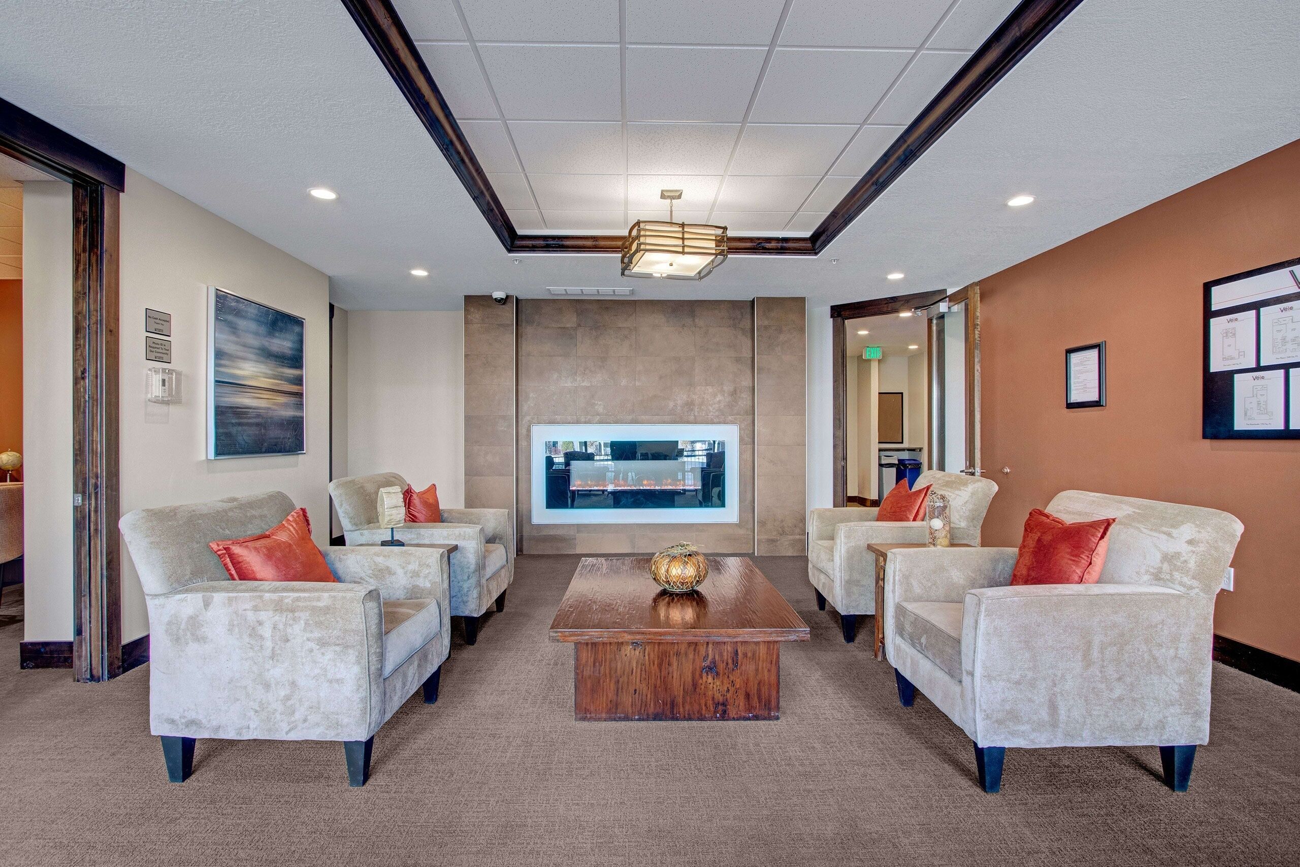 Condo, 1 phòng ngủ | Khu phòng khách