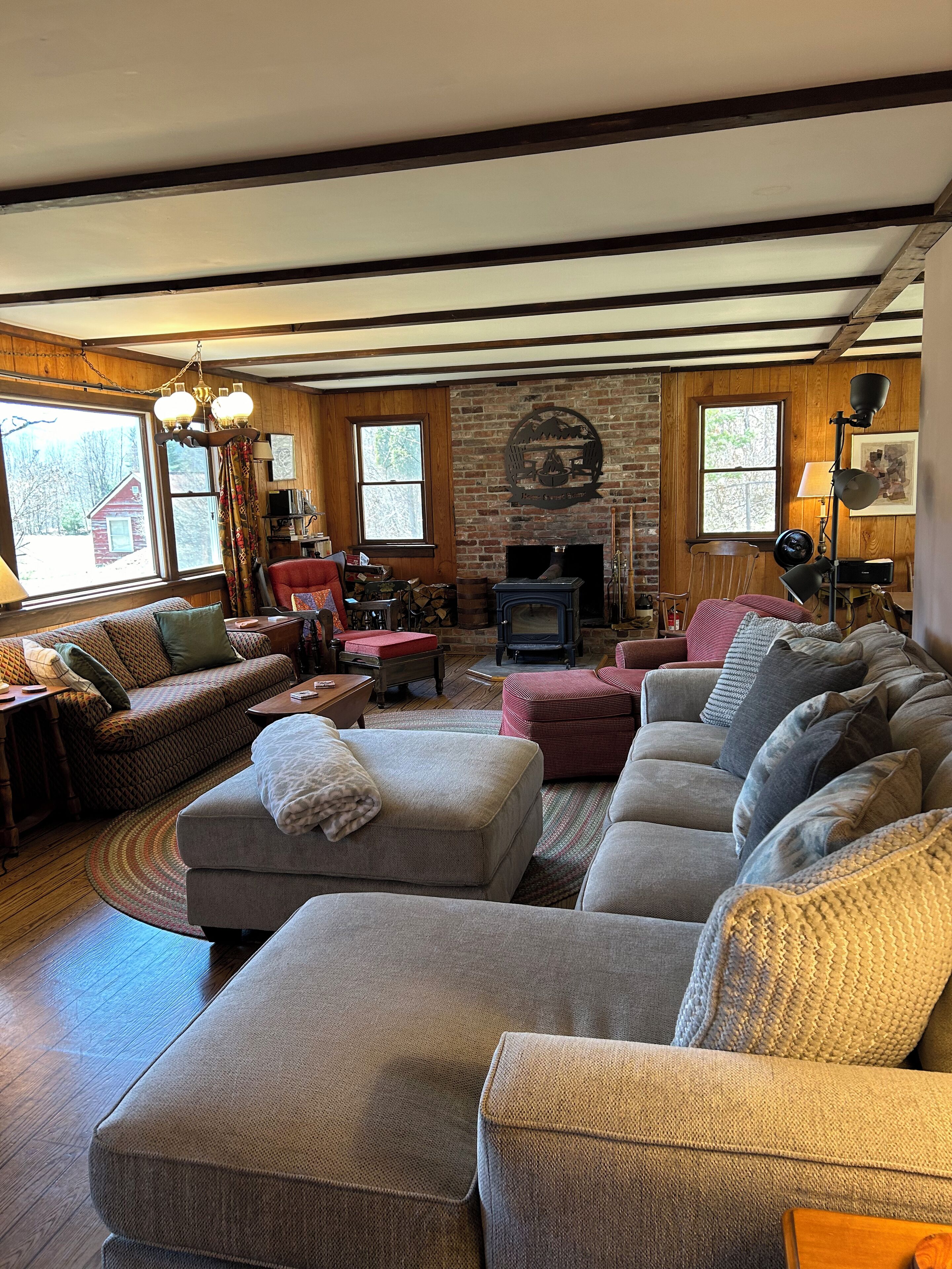 スマートテレビ、暖炉、プリンター