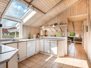 Fridge, microwave, dishwasher, cookware/dishes/utensils - "Skev" - 200m to the fjord by Interhome (Hvide Sande)
